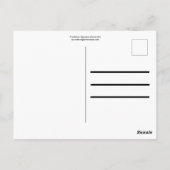 ドイツ，フランクフルトの春スカイライン ポストカード (裏面)