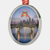 ドイツ、フランクフルト・ブリッジ メタルオーナメント (左)