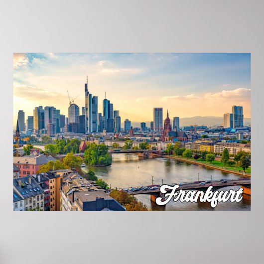 ドイツ,フランクフルト ポスター (正面)