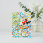 ドイツ，フランクフルト ポストカード (スタンド正面)