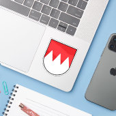 ドイツ、フランコニアの紋章 シール (ノートパソコンとiPhone)