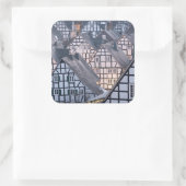 ドイツ、フリーデンバーグの半木造の家 スクエアシール (バッグ)