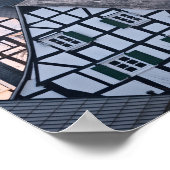 ドイツ、フリーデンバーグの半木造の家 ポスター (角)