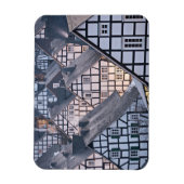 ドイツ、フリーデンバーグの半木造の家 マグネット (縦)