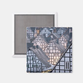 ドイツ、フリーデンバーグの半木造の家 マグネット (正面/裏面)