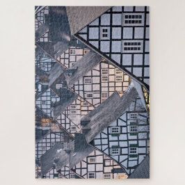 ドイツ，フリーデンベルグ半木造の家 ジグソーパズル