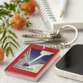 ドイツ-ブラックフォレストのスキー キーホルダー (正面右)