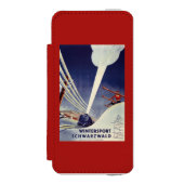 ドイツ-ブラックフォレストのスキー INCIPIO iPhoneウォレットケース (フォリオ 正面)