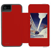 ドイツ-ブラックフォレストのスキー INCIPIO iPhoneウォレットケース (フォリオオープン)