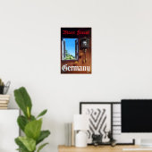 ドイツ、ブラックフォレストの旅行ポスター ポスター (ホームオフィス)