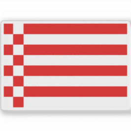 ドイツ，ブレーメン市州国旗 シール