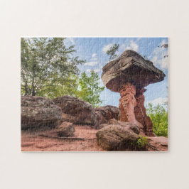 ドイツ、プファルツ州、ヒンターブァイデンタル、テューフェルスティッシュ ギフトＰ ジグソーパズル