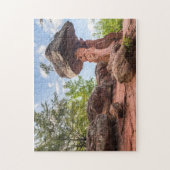 ドイツ、プファルツ州、ヒンターブァイデンタル、テューフェルスティッシュ ギフトP ジグソーパズル (縦)