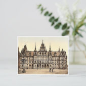 ドイツ、ヘッセナッソー、ウィースバーデン、コートハウス ポストカード (スタンド正面)