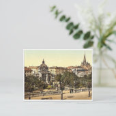 ドイツ・ヘッセ・ナッソー州ウィースバーデン市Kochbrunnen ポストカード (スタンド正面)