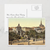 ドイツ・ヘッセ・ナッソー州ウィースバーデン市Kochbrunnen ポストカード (正面/裏面)