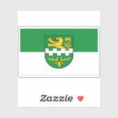 ドイツ・ベルギッシュ・グラッドバッハ国旗 シール (シート)