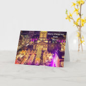 ドイツ、ベルリンからのメリークリスマス カード (黄色い花)