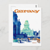 ドイツ，ベルリンの中心部 ポストカード (正面/裏面)