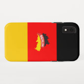ドイツ ベルリンの旗 Case-Mate iPhoneケース (裏面(横))