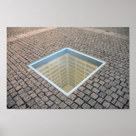 ドイツ，ベルリンの空図書館 ポスター