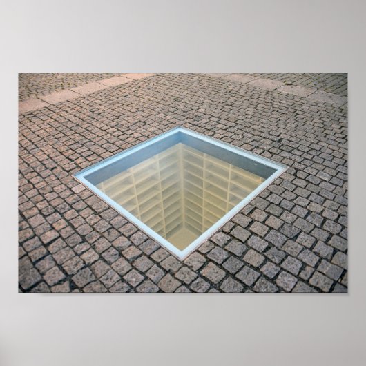 ドイツ，ベルリンの空図書館 ポスター (正面)