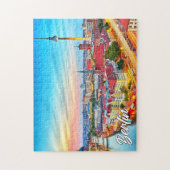 ドイツ,ベルリンの美しい街 ジグソーパズル (縦)