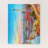 ドイツ，ベルリンの美しい街 ジグソーパズル (縦)