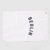 ドイツ，ベルリンヴィンテージアーチ ゴルフタオル (横)