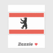 ドイツ・ベルリン国旗 シール (シート)