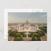 ドイツ，ベルリン建物，レイクスタグ ポストカード (正面/裏面)