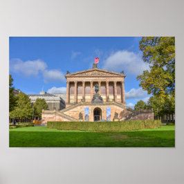 ドイツ，ベルリン，オールドナショナルギャラリー ポスター