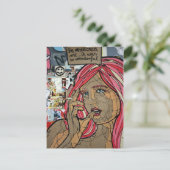 ドイツ,ベルリン,グラフィティ ポストカード (スタンド正面)