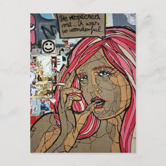 ドイツ,ベルリン,グラフィティ ポストカード (正面)