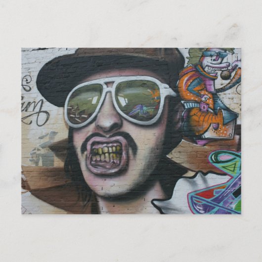 ドイツ,ベルリン,グラフィティ ポストカード (正面)