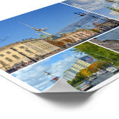 ドイツ，ベルリン，テレビタワー ポスター (角)