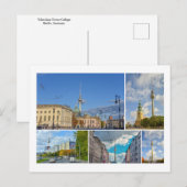 ドイツ,ベルリン,テレビタワー ポストカード (正面/裏面)