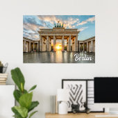 ドイツ，ベルリン，ブランデンブルク門 ポスター (ホームオフィス)