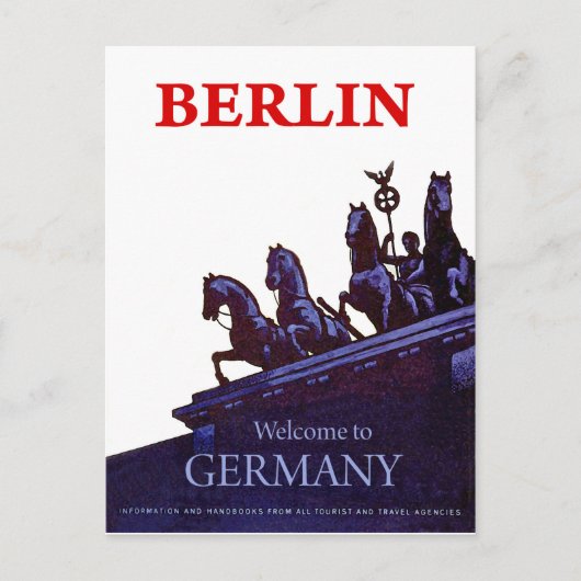 ドイツ，ベルリン，ブランデンブルク門，地球からの眺め ポストカード (正面)