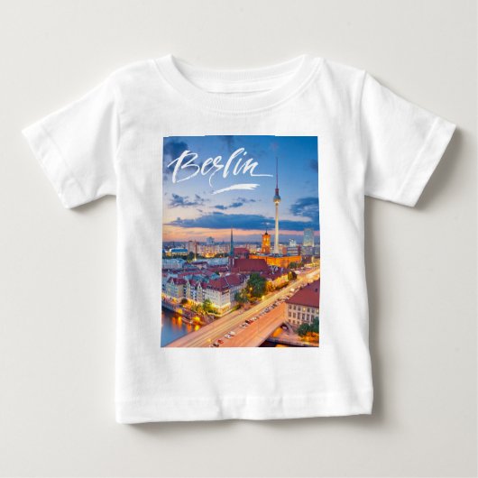 ドイツ，ベルリン ベビーTシャツ (正面)
