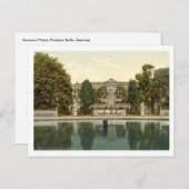 ドイツ，ベルリン，ポツダム，サンスーシ宮殿 ポストカード (正面/裏面)