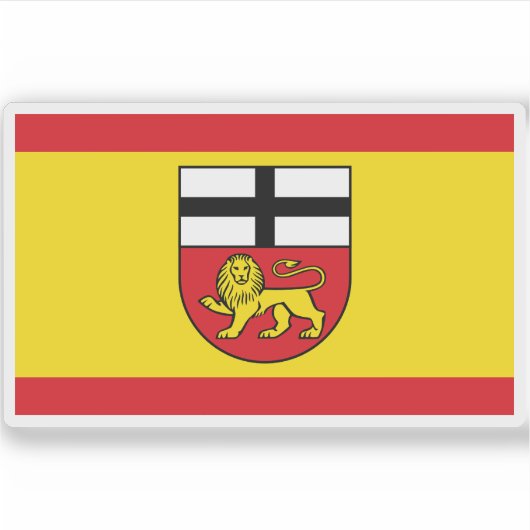 ドイツ，ボン国旗 シール (正面)