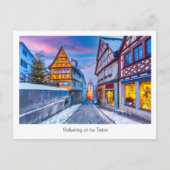 ドイツ、ポストカードローテンブルクのオブ・デル・タウバー ポストカード (正面)