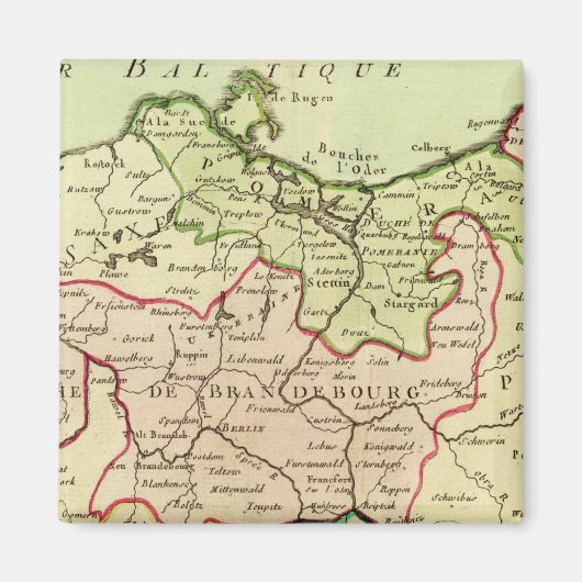 ドイツ、ポーランド マグネット (正面)