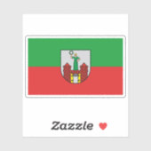 ドイツ・マデバーグ国旗 シール (シート)