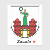 ドイツ、マデブルクの紋章 シール (シート)