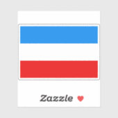 ドイツ・マンハイム国旗 シール (シート)