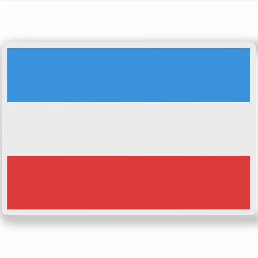 ドイツ・マンハイム国旗 シール (正面)