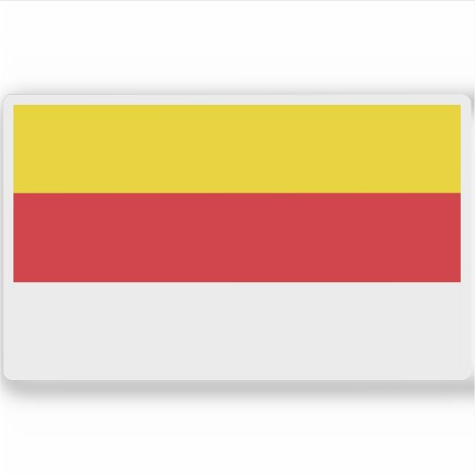 ドイツ・ミュンスター国旗 シール (正面)