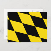 ドイツ・ミュンヘン国旗が掲げられたポストカード ポストカード (正面/裏面)